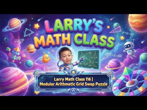 Larry Math Class 116 | Modular Arithmetic Grid Swap Puzzle