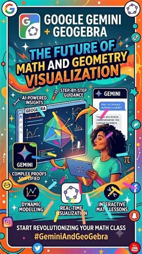 Math Meets AI: Gemini+ GeoGebra ​#GeoGebra #GoogleGemini #MathVisualized #StemTok #LearnMath