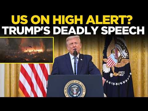 LIVE: Donald Trump’s Fiery Announcement Shocks America , Trump Speech LIVE | World News LIVE