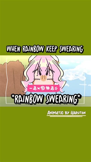 When Rainbow keeps swearing #krewanimatic #krew #krewfam #itsfunneh #paintingrainbows