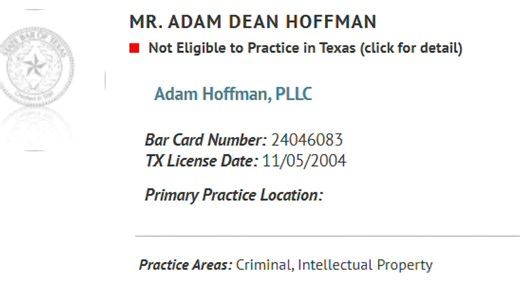 Former Waco attorney ineligible to practice law