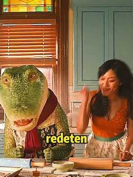 Dieses Krokodil ist lieb und kann kochen und singen.#film #fantasy