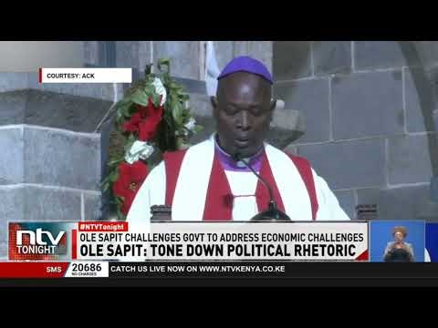 The Anglican church issues warning over emerging political divisions as Kenyans celebrate new year