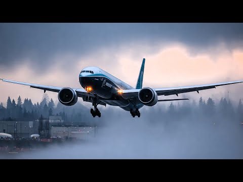 Boeing 777X Test Flight | Takeoff & Landing Performance Evaluation