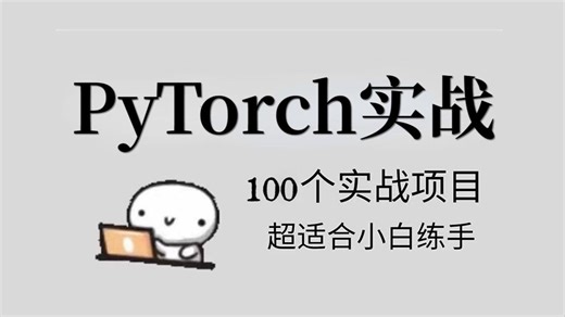 【2026最全实战项目】整整100个PyTorch练手项目合集，学习PyTorch入门小白最新版全套教程必备，练完即可毕业，练手项目~项目经验~毕设/课设
