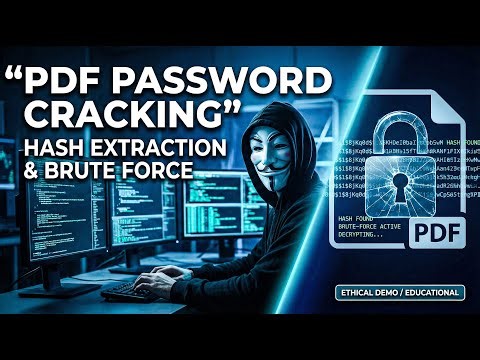PDF Password Hacking Explained | Hash Extraction & Brute Force (Ethical Demo)