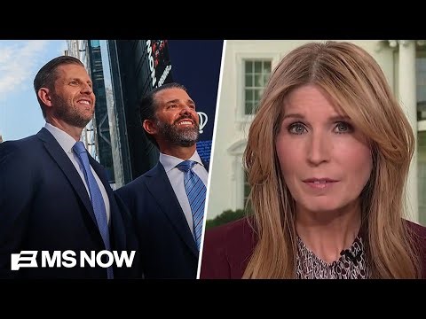 'Making an EXTRAORDINARY profit': Nicolle on Trump sons GRIFTING off of presidency