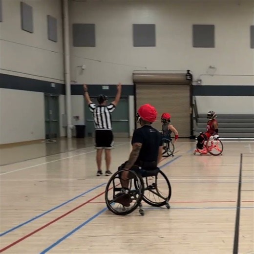 Making it look easy - Jose throws Nate a TD! #football #tampabay #buccaneers #wheelchairfootball