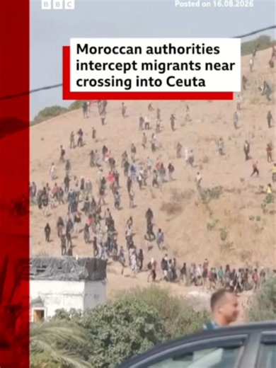 More than 100 people were blocked trying to make their way to the border on Saturday, according to Moroccan security sources cited by Spanish media and news agency Reuters. #Morocco #Ceuta #Spain #News #BBCNews