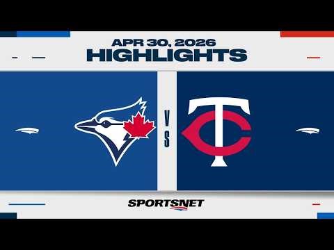 MLB Highlights | Blue Jays vs. Twins - April 30, 2026