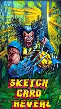 🔥 WOLVERINE SKETCH Card Reveal AP Dimitri Patelis #sketch #artist #comicbooks