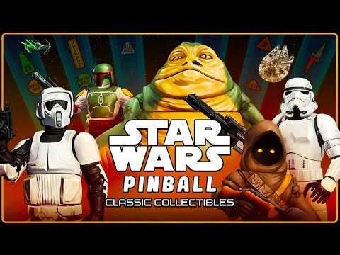 Star Wars Pinball Collectibles - Collection Complete Wizard Mode + Rogue One Figures Longplay