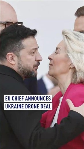 EU chief announces Ukraine drone deal
