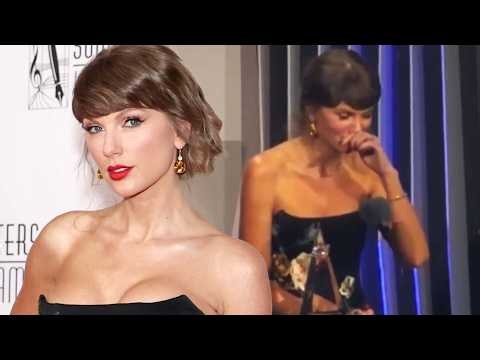 Taylor Swift TEARS UP During Songwriters Hall of Fame Induction