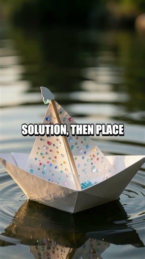 Floating Crystals: A Salt Boat Experiment