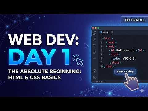 Day 1 Full Stack Web Dev Roadmap | Step-by-Step Guide for Beginners