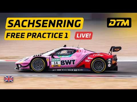 LIVE: DTM – Free Practice 1 Sachsenring ⏱️🏁 | DTM 2026