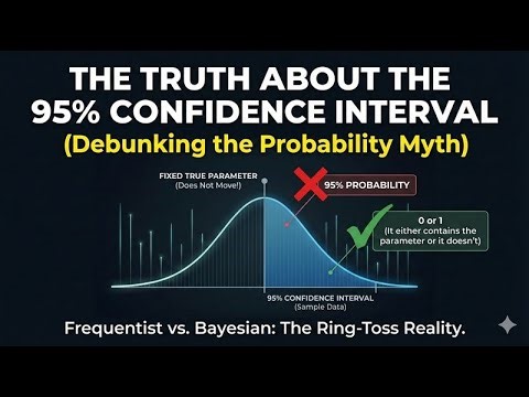 The TRUTH About the 95% Confidence Interval (Debunking the Probability Myth)