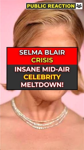 The Shocking Truth Behind Selma Blair's Flight Incident Selma Blair