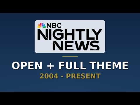 NBC Nightly News Theme (2004–Present) | "The Mission" by John Williams | Open + Full Theme