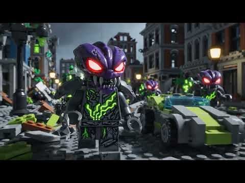 LEGO CITY FALLS? 👽 The Ultimate Alien Invasion Battle (3D Animation)