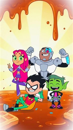 Teen Titans Go! WAFFLE PARTY Gone Wrong! 🎉#viral #trending
