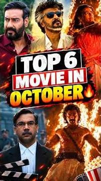 Top 6 BIGGEST Movies Releasing in October 2026 🤯 #upcomingmovie #october2026 #movie #shorts