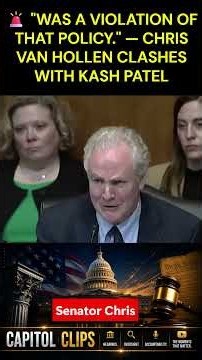 Chris Van Hollen Grills Kash Patel Over Posting Judge’s Arrest Photo