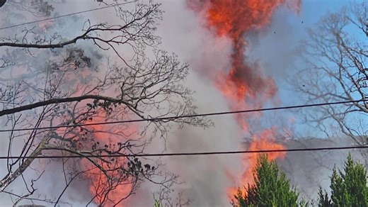 PHOTOS: 1 sent to hospital for burn wounds after structure fire | 28/22 News