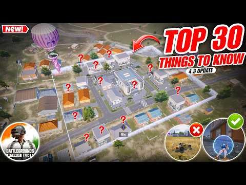 Everything About BGMI 4.3 Update😍Top 30 Things/Tips You MUST Know | Evolving Universe Event GUIDE.