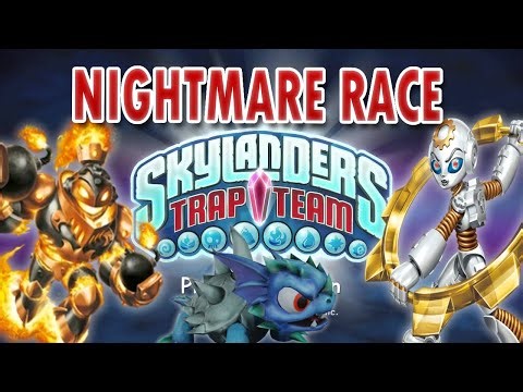 Skylanders Trap Team Nightmare Race w/ Friends (LIVE)