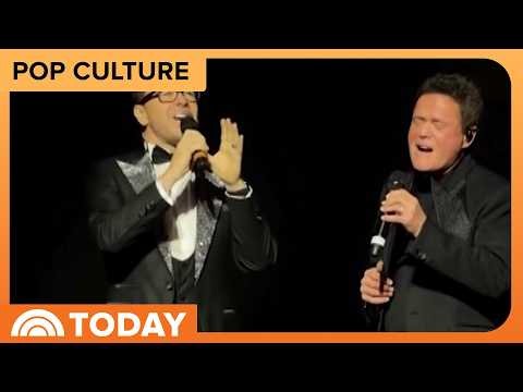 Donny Osmond Joins Donnie Wahlberg for Surprise Duet