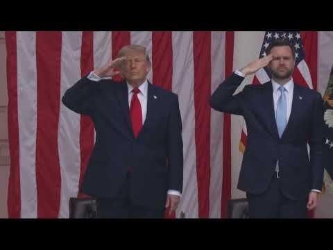 President Trump honors fallen heroes at Memorial Day ceremony