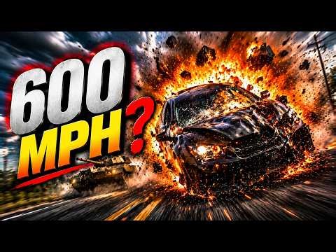 “600 MPH Crash Test… Can ANYTHING Survive This? 😱”