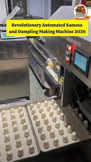 Revolutionary Automated Samosa and Dumpling Making Machine 2026 | New Automatic Food Maker