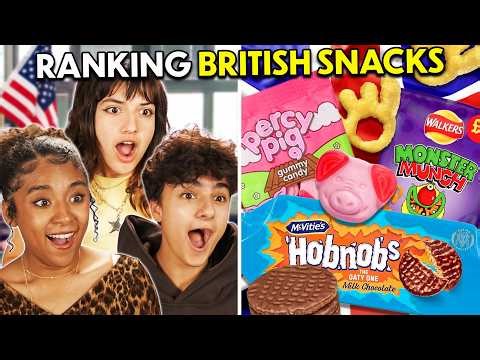 Americans Try British Snacks For The First Time!