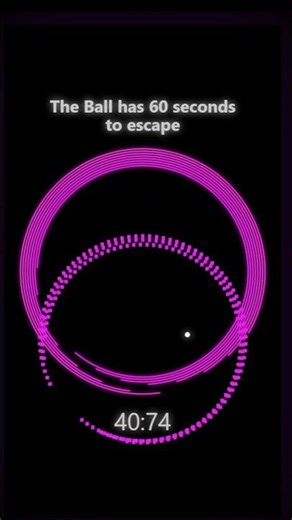 ball escape #escape #python #bounce #simulation #satisfyingvideos #adhd #games #asmr #gaming