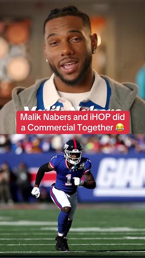 Malik Nabers and iHOP Commercial