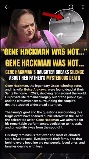 Gene Hackman’s Tragic Final Chapter 😢 The Mystery That Shocked Hollywood #genehackman #alhirschfeld