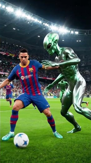 Barcelona vs Aliens football match