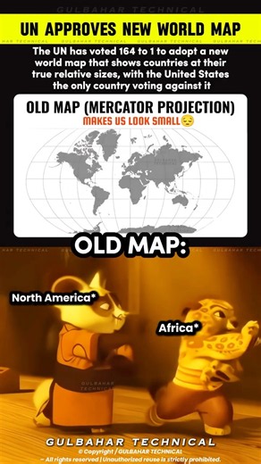 New World Map vs Old World Map 🌍