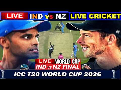 🔴LIVE | India vs New Zealand | FINAL | ICC T20 World Cup 2026 | India vs New Zealand Live Match
