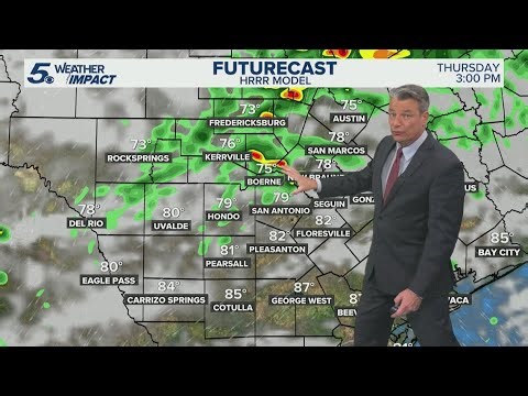 Rainy next couple of days before nice weekend | KENS 5 Weather Impact Forecast