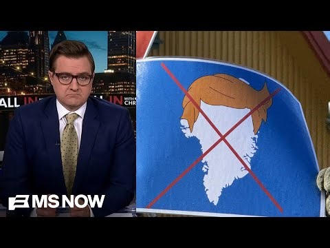 Chris Hayes’ map-based theory behind Trump’s Greenland obsession