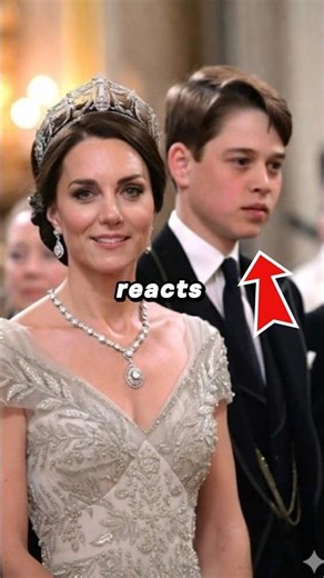 Catherine Reacts After a Fan Suggests Prince George, 12, Will Be 6'4" #shorts #catherine