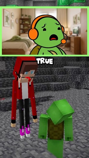JJ Enderman's SAD Story... 😢 #minecraft