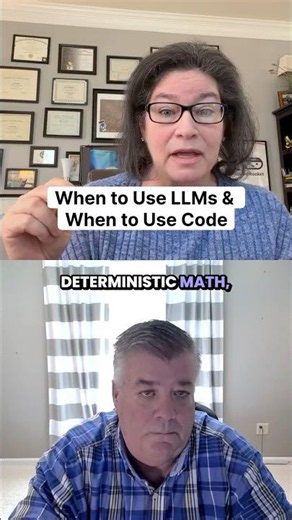 LLMs: When to Use LLMs & When to Use Code
