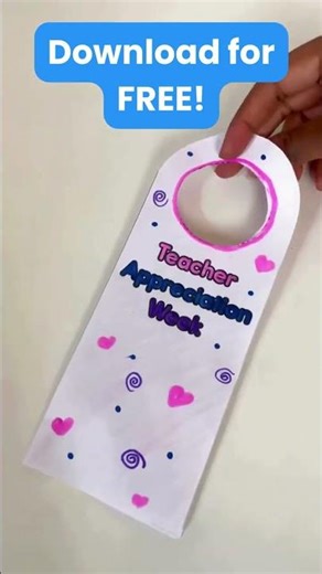 ✨ FREE Teacher Appreciation Week Cards & Crafts 🍎