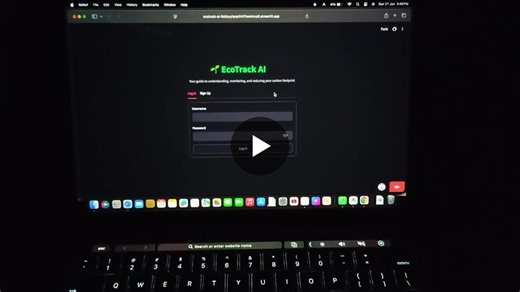#ecotrackai #python #flask #webdevelopment #artificialintelligence #sustainability #climatetech #github #softwaredevelopment #computerscience #btech #studentdeveloper #techforgood #learninginpublic | Md Zayed Ansari