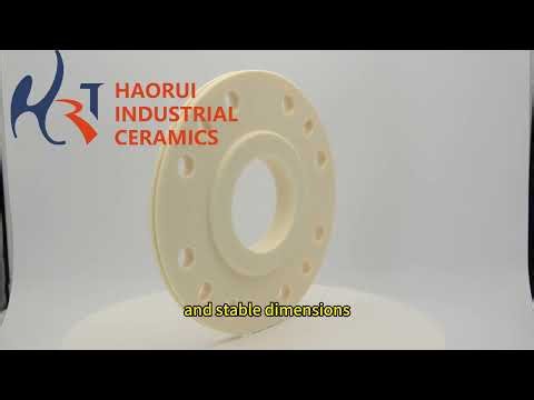 Custom CNC Machined Alumina Ceramic Ring with Holes | High Precision Al₂O₃ Structural Component